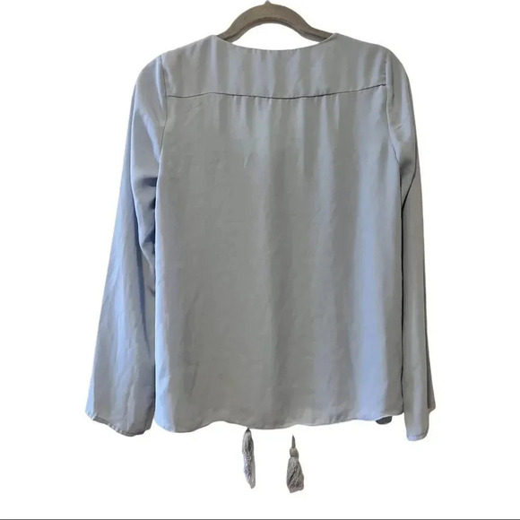 Olivaceous Blue Long Sleeve Blouse S - Picture 2 of 9